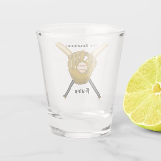 Baseball Shot Glass Shot Glas (Achterkant)
