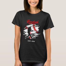 Baseball Silhouette Grafisch Ontwerp – OPGERICHT 1 T-shirt