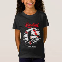 Baseball Silhouette Grafisch Ontwerp – OPGERICHT 1