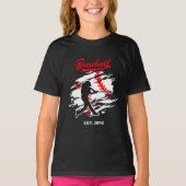 Baseball Silhouette Graphic Design – EST. 1992 T-shirt (Voorkant)