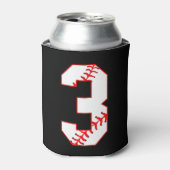 Baseball Sister Ik ben hier voor nummer 3 Blikjeskoeler (Blikje Voorkant)