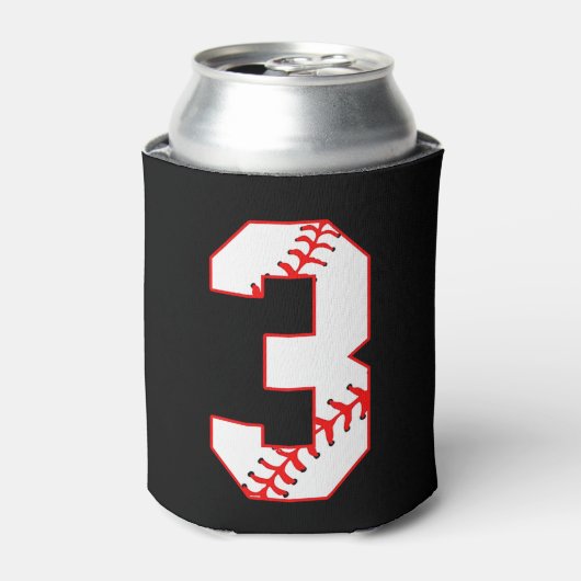 Baseball Sister Ik ben hier voor nummer 3 Blikjeskoeler (Blikje Voorkant)