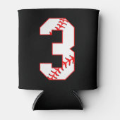 Baseball Sister Ik ben hier voor nummer 3 Blikjeskoeler (Voorkant)