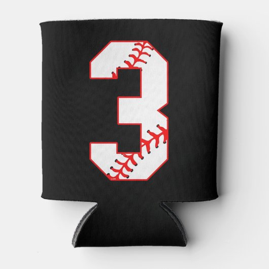 Baseball Sister Ik ben hier voor nummer 3 Blikjeskoeler (Voorkant)