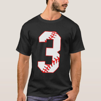 Baseball Sister Ik ben hier voor nummer 3 T-shirt