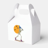 Baseball Skeleton Halloween Mannen Boys Baseball H Bedankdoosjes (Voorkant Zijde)