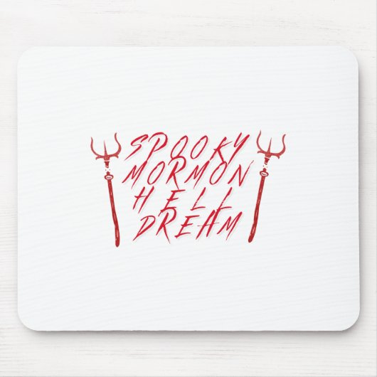 Baseball Skeleton Halloween Mannen Boys Baseball H Muismat (Voorkant)