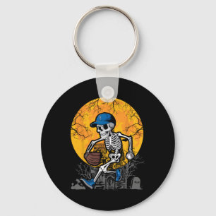 Baseball Skeleton Halloween Mannen Boys Baseball S Sleutelhanger