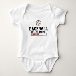 Baseball Skills Loading | Baseball Player Romper