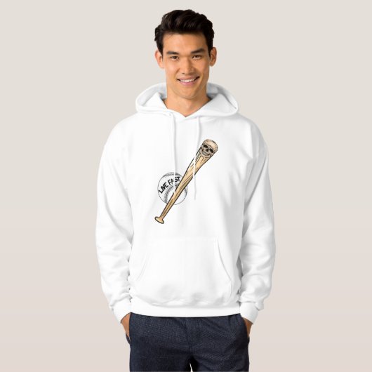 Baseball Skull Hoodie (Voorkant volledig)