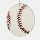 Baseball-Sky Keramisch Ornament (Links)