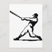 Baseball slaat briefkaart (Voorkant)
