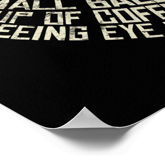 Baseball Slang Wordprogramma Poster (Hoek)