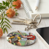 Baseball Sleutelhanger (Zijkant)