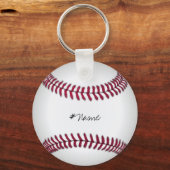 BASEBALL_Sleutelhanger1 (Personaliseren) Sleutelhanger (Voorkant)