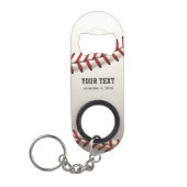 Baseball Sleutelhanger Flessenopener (Voorkant)
