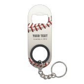 Baseball Sleutelhanger Flessenopener (Achterkant)