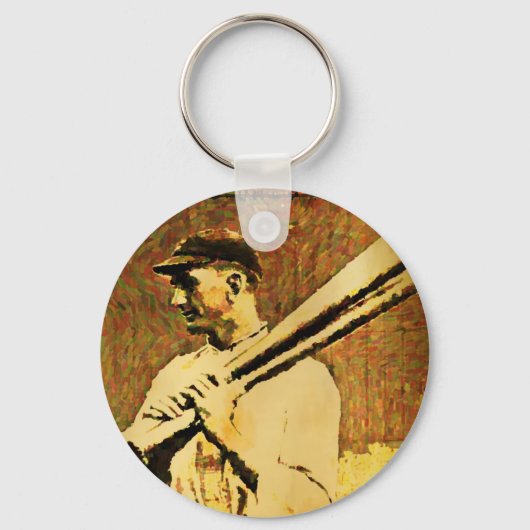  baseball-Sleutelhanger voor het verven van olie Sleutelhanger (Voorkant)