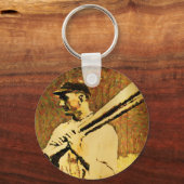  baseball-Sleutelhanger voor het verven van olie Sleutelhanger (Voorkant)