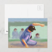 Baseball Slide Briefkaart (Voorkant / Achterkant)