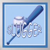 Baseball Slugger Kinder Room Poster (Voorkant)