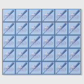 Baseball Slugger Wrapping Paper Cadeaupapier (Vlak)