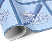 Baseball Slugger Wrapping Paper Cadeaupapier (Rol Hoek)