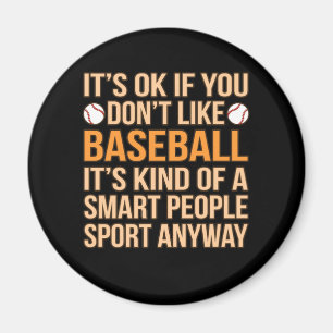 Baseball Smart People Sport Player Lover Coach Gra Magneet