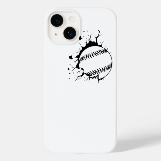 Baseball Smash Case-Mate iPhone Case (Achterkant)