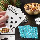 Baseball Sneeuwman Kerst Viering Patroon Pokerkaarten (Insitu)