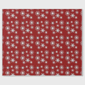 Baseball-sneeuwvlokken Cadeaupapier (Vlak)