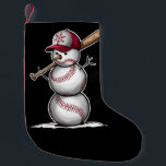 Baseball Snowman Balls Sneeuwkerstcadeautjes Kleine Kerstsok<br><div class="desc">Baseball Snowman Balls Sneeuwkerstcadeautjes</div>