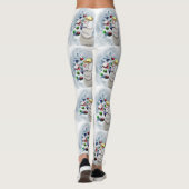 Baseball Snowman-kerstLeggings Leggings (Achterkant)