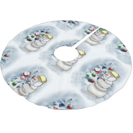 Baseball Snowman Kerstmis Kerstboom Rok