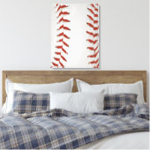 Baseball Softbal Print Patroon Achtergrond (Insitu (Slaapkamer))