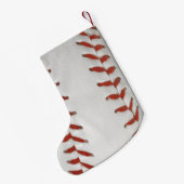 Baseball Softbal Print Patroon Achtergrond Kleine Kerstsok (Achterkant (Hangend))