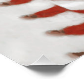 Baseball Softbal Print Patroon Achtergrond Perfect Poster (Hoek)