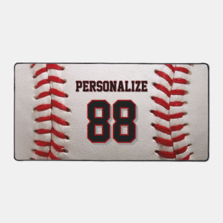 Baseball Softball Aangepaste Naam en Nummer Bureaumat