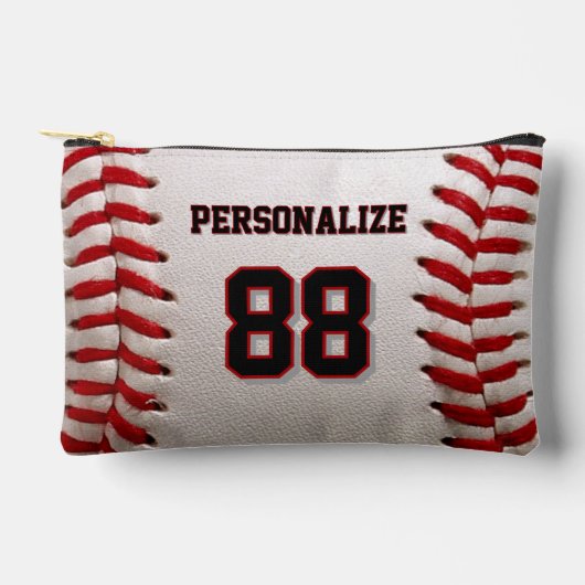 Baseball Softball Aangepaste Naam en Nummer Etui (Voorkant)