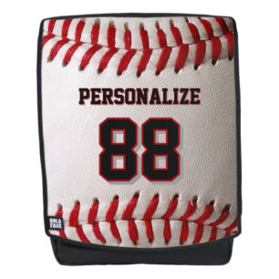 Baseball Softball Aangepaste Naam en Nummer Rugtassen