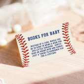 Baseball Softball Aanvraag Boeken voor Baby shower Informatiekaartje