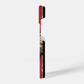 Baseball Softball American Flag Patriotic iPhone Hoesje (Linkerkant)