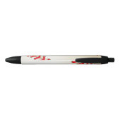 Baseball Softball Ball Zwarte Inkt Pen (Achterkant)