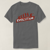 Baseball Softball Catcher Evolution T-shirt (Design voorkant)
