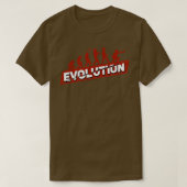 Baseball Softball Catcher Evolution T-shirt (Design voorkant)
