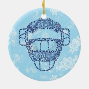 Baseball Softball Catcher's Masker Ornament
