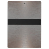 Baseball Softball Coach Aangepaste naam Faux Metal Klembord (Achterkant)