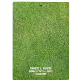 Baseball Softball Coach Klembord (Achterkant)