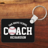 Baseball/Softball Coach Sleutelhanger (Voorkant)