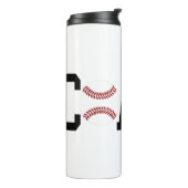 Baseball/Softball Coach Thermal Tumbler Thermosbeker (Gedraaid links)